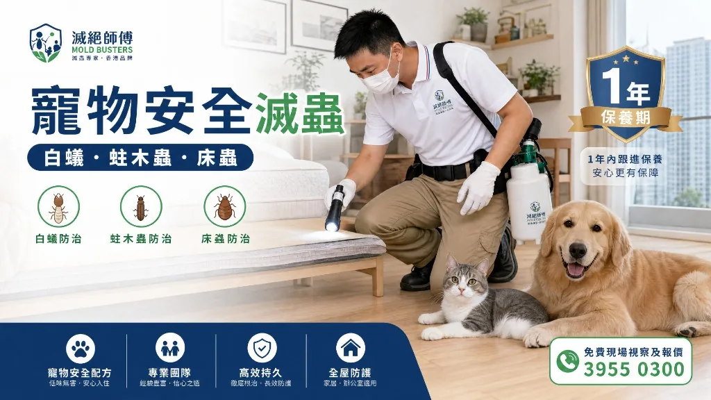 寵物安全滅蟲現場評估