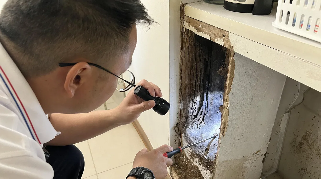 白蟻木器及潮濕位檢查